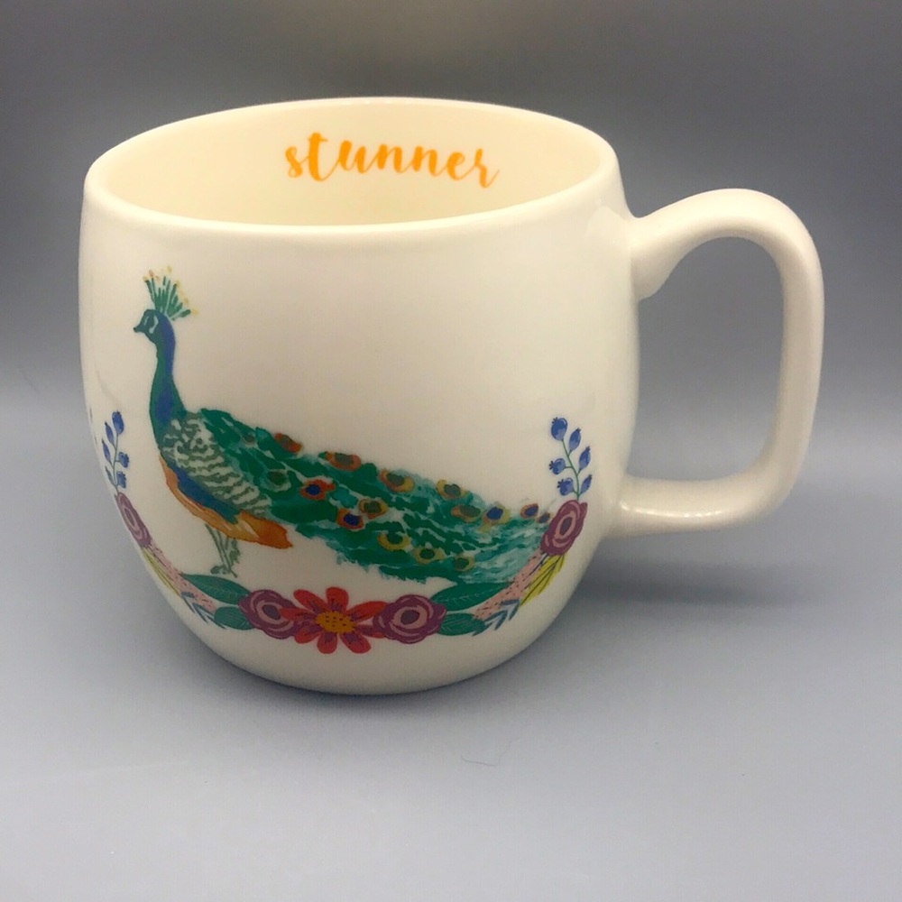 Peacock “stunner” mug by Opal House